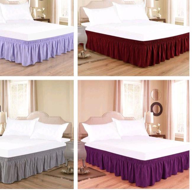 ♦ BEDSKRIT ROK PENUTUP BAWAH KASUR/PENUTUP KOLONG KASUR ⅍