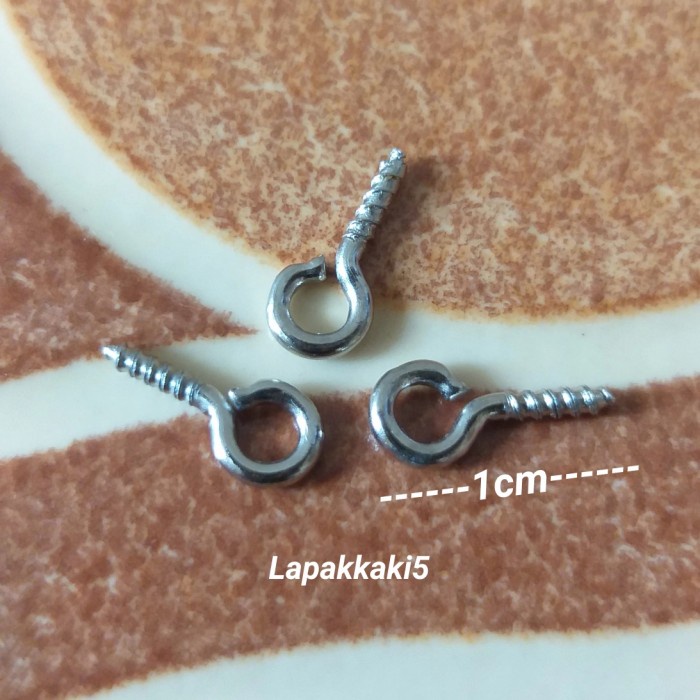 Kusus Hari Ini Sekrup Gantungan Kunci 1 Cm Sekrup Model O Sekrup Gantungan Accesories Terbatas