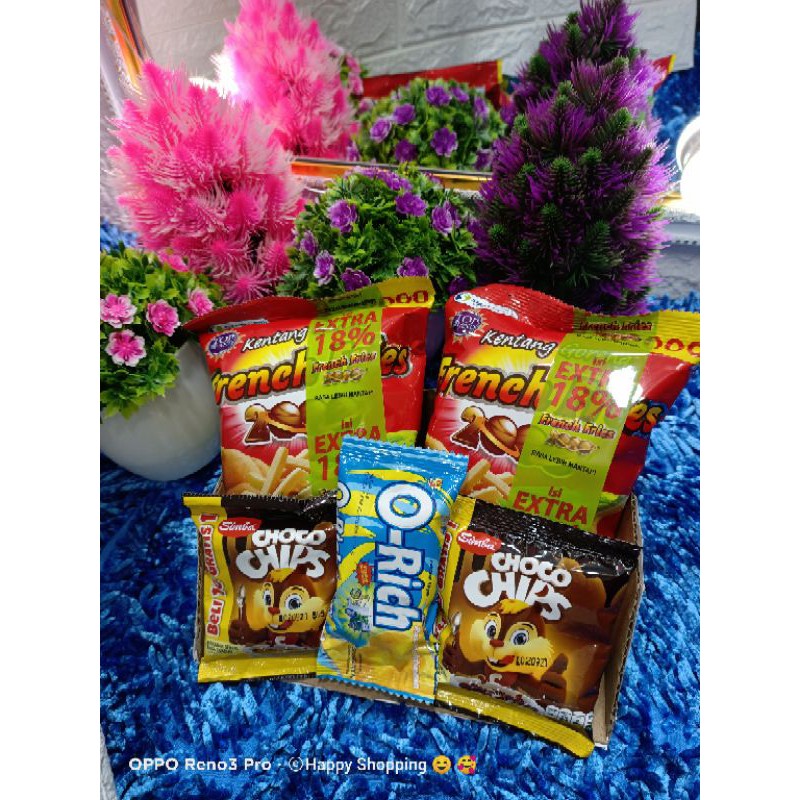 

Buket Snack Box 6 ribu