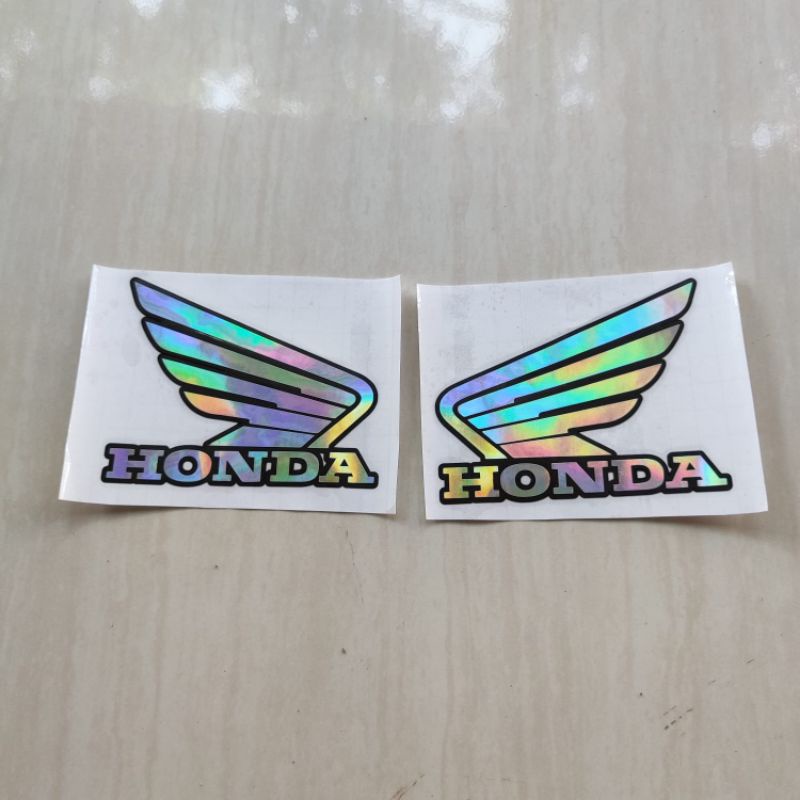 STIKER STICKER CUTTING LOGO HONDA SAYAP