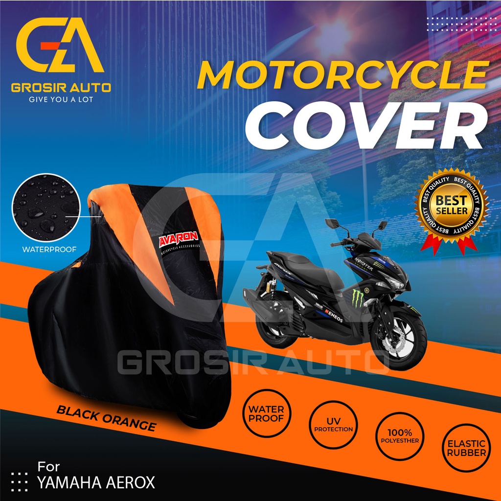 Sarung Motor AVARON AEROX Penutup Pelindung Body Cover Motor Warna Anti Air Merk Avaron