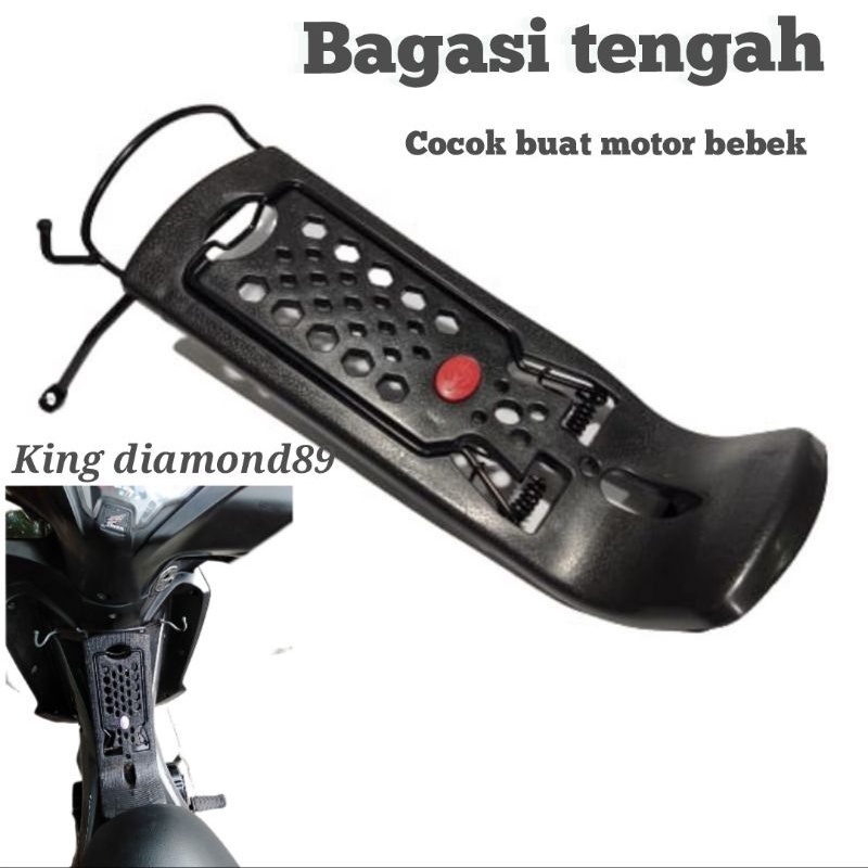 Bagasi Tengah motor Dudukan Besi Barang Tenga buat semua motor Bebek Supra lama Vega new Supra x 125 Lama Jupiter MX New Jupiter z Supra x 125 helm in Revo Absolute karisma Vega ZR SUPRA x 125 fi  Revo lama Blade new Revo fit Astrea grand FIZR Jupiter