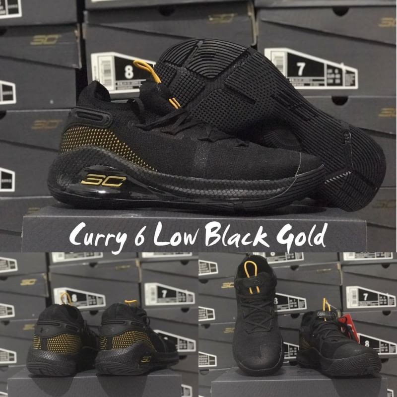 curry 6 low black