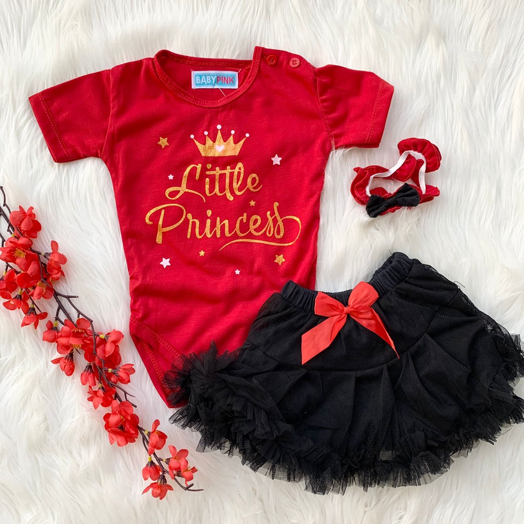 Baju setelan jumper rok bandana lucu cantik fashion anak bayi cewek perempuan baby girl pergi murah -new