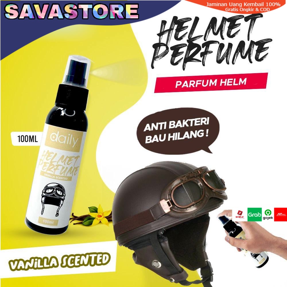 SPRAY PENGHILANG BAU HELM - DAILY HELMET PERFUME - PENGHARUM HELM- PARFUM HELM ANTI BAU ANTI BAKTERI ANTI APEK - AMPUH MENGHILANGKAN BAU HELM