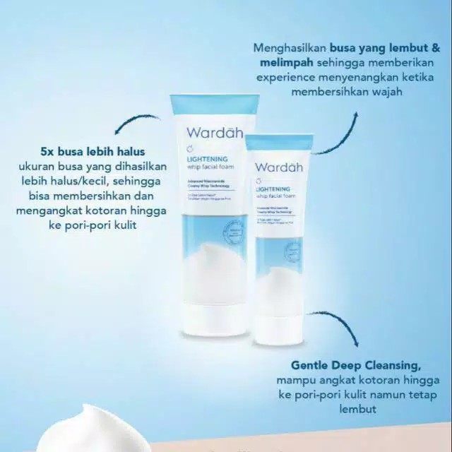 WARDAH LIGHTENING WHIP FACIAL FOAM