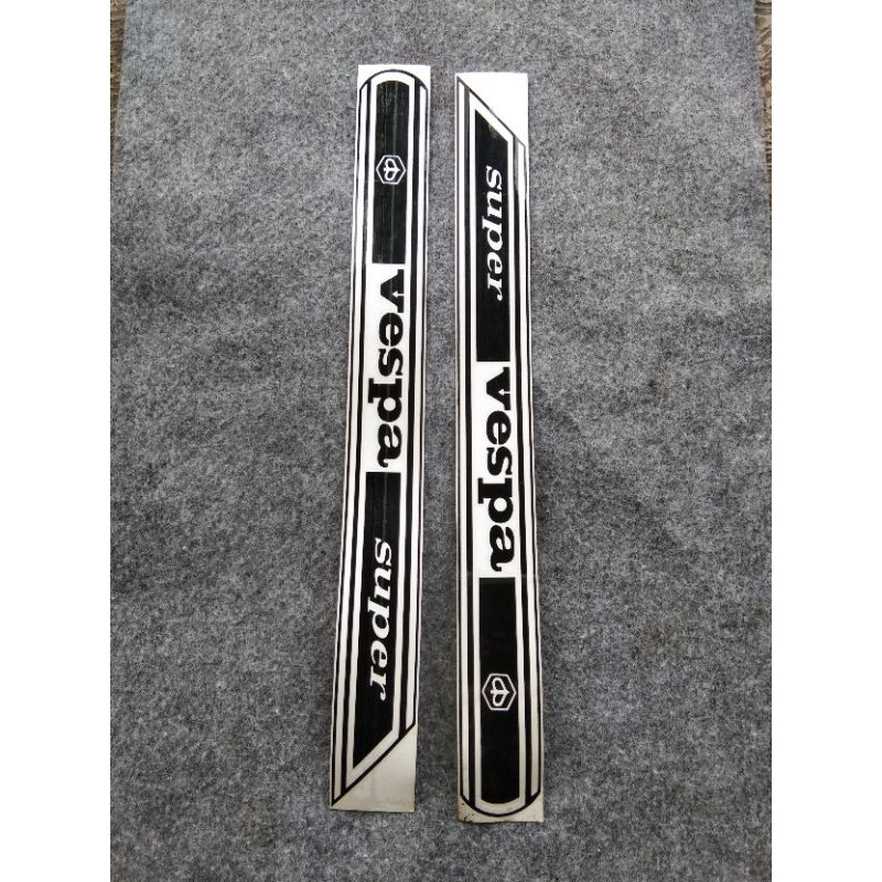 VESPA STIKER CUTTING VESPA SUPER HITAM