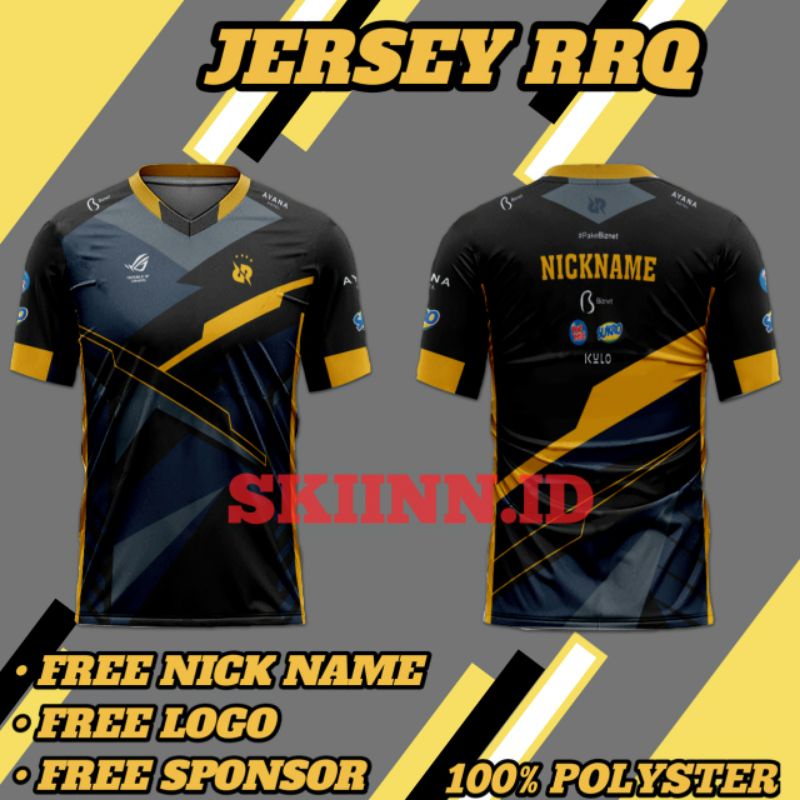 jersey baju kaos RRQ TERBARU 2021 Full print