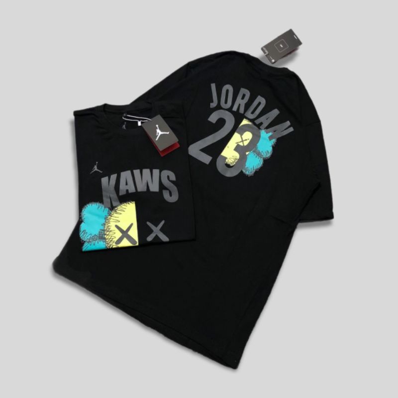 KAOS JORDAN X KAWS | T-SHIRT JORDAN X KAWS | BAJU JORDAN X KAWS FULL TAG LABEL PREMIUM
