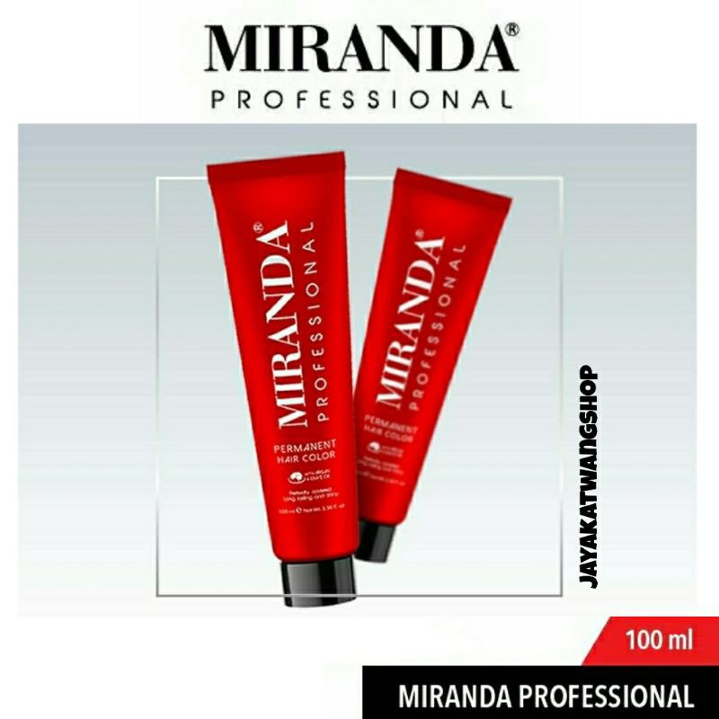 MIRANDA PROFESSIONAL SEMIR RAMBUT 100ML PERMANENT HAIR COLOR