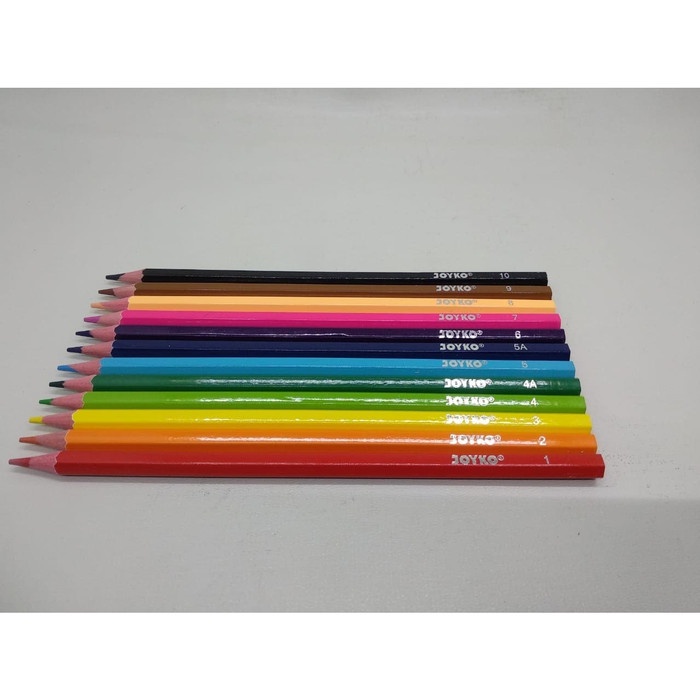 

WARNAPENSIL- PENSIL WARNA / COLOR PENCILS CP-12 JOYKO (12 WARNA) -PENSIL WARNA