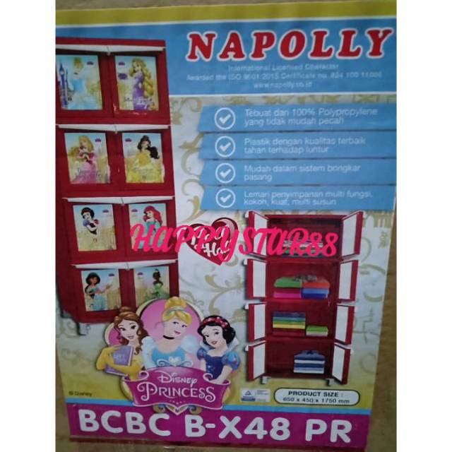 KHUSUS JNE J&T.LEMARI PLASTIK KARAKTER ANAK BCBC X-48
