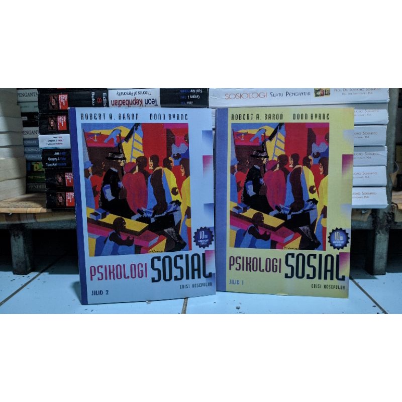 Paket 2 buku Psikologi Sosial Buku 1 & 2 By.Robert A.Baron