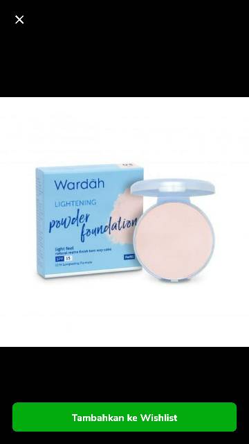 WARDAH REFILL LIGHTENING POWDER FOUNDATION LIGHT FEEL