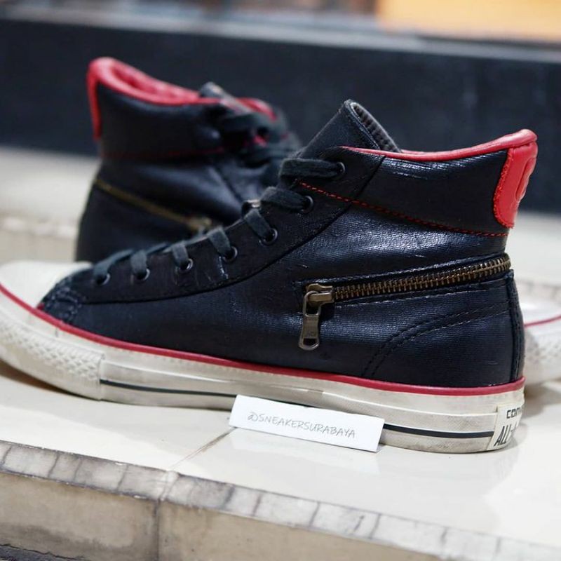 John Varvatos x Converse Chuck Taylor Hi Zip Black