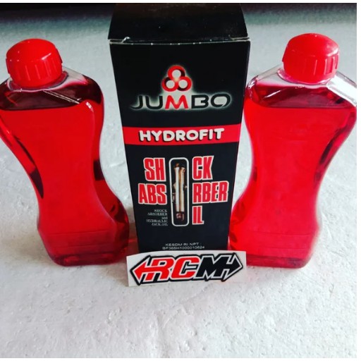 OIL OLI MINYAK SHOCK ABSORBER SKOK SOK HYDRAULIC JACK OIL JUMBO UDH ISI 2 BOTOL ORI ORIGINAL JUMBO