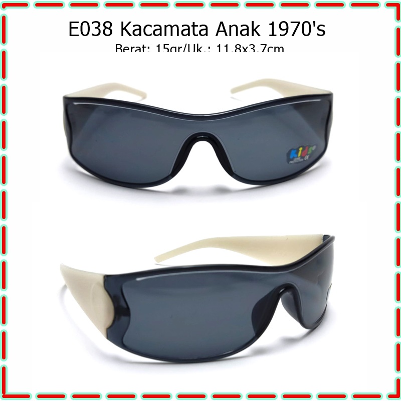 E-038 Kacamata Fashion Anak 1970's