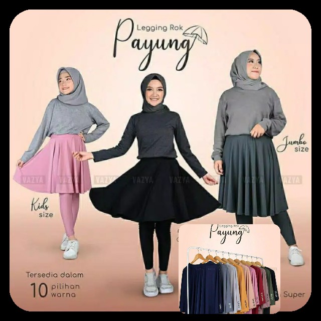 Legging Rok Payung Anak