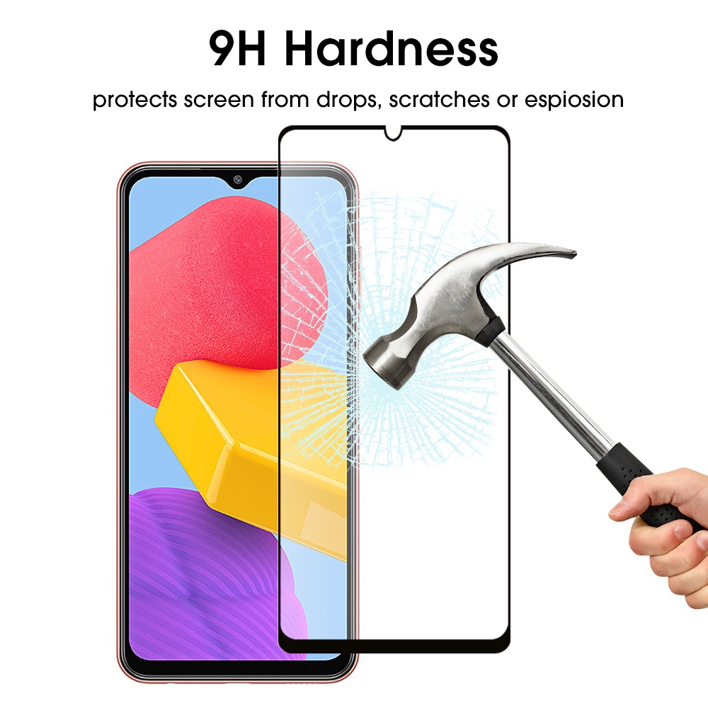 Pelindung Layar Tempered Glass HD 9H Anti Gores Untuk Samsung Galaxy M13