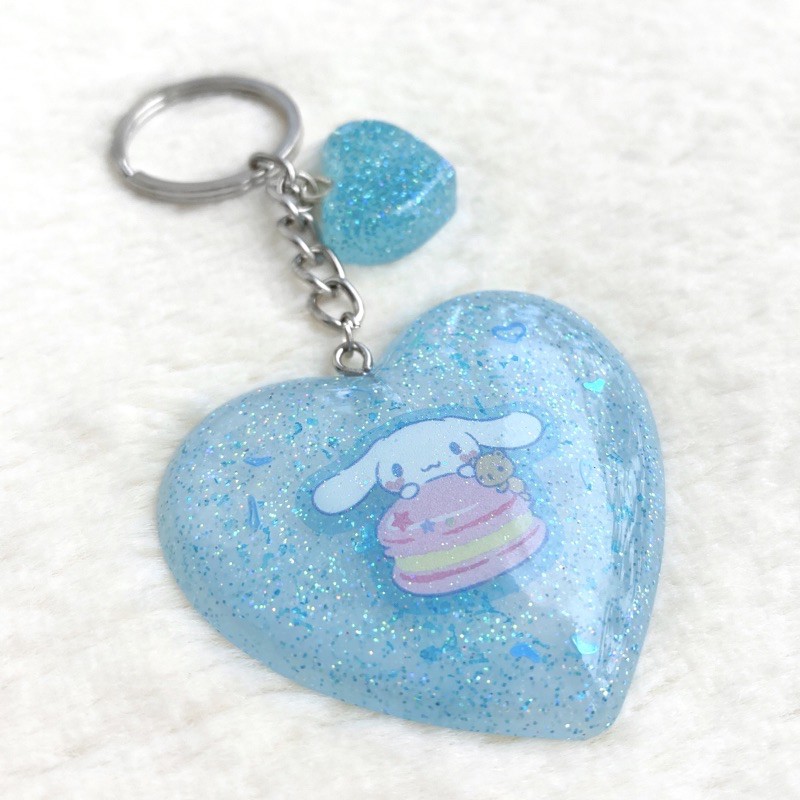 Sanrio Cinnamoroll Heart Keychain