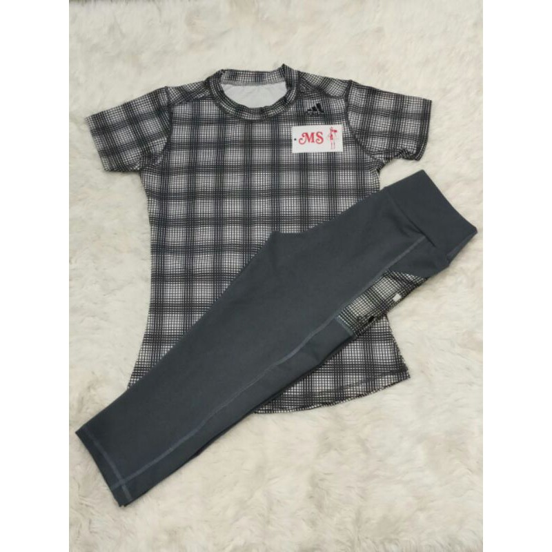 Baju Olahlarga wanita Setelan Celana 7/8