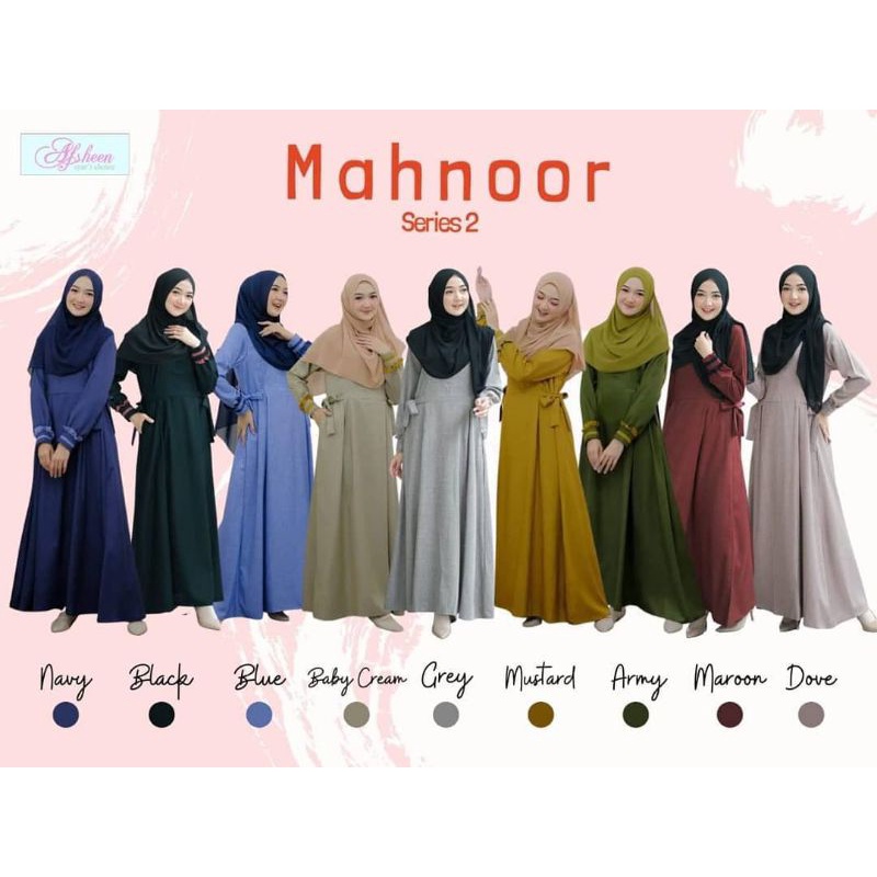 Mahnoor Gamis Series 2 by Afsheen