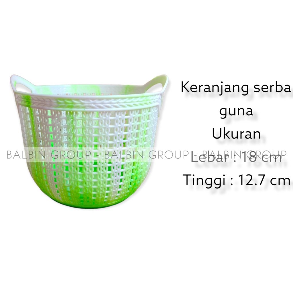 keranjang bulat calista - keranjang serba guna - keranjang topas - keranjang plastik - keranjang buah - keranjang tempat peyimpanan - keranjang multi warna