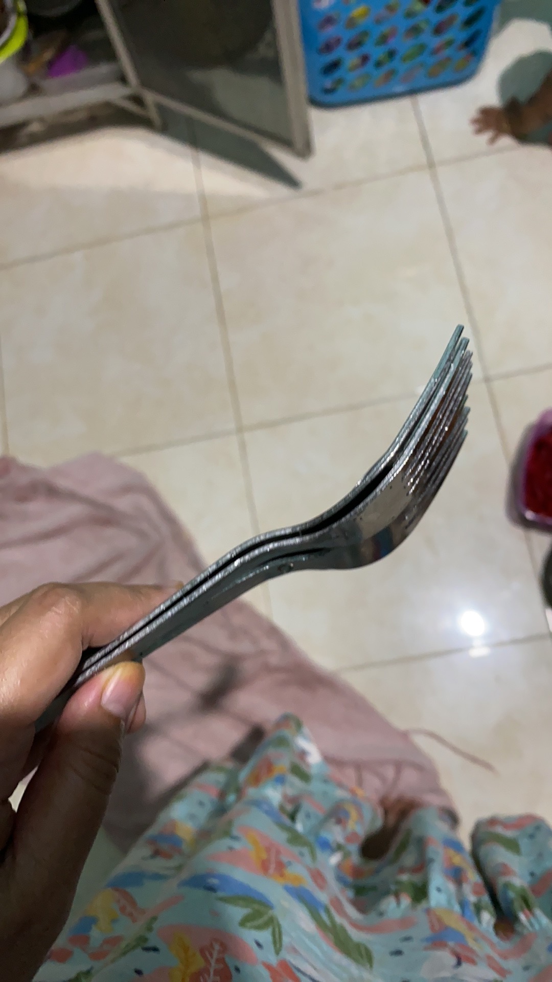 Sendok Garpu Makan Polos Stainless Steel - Bulat / 1 Lusin