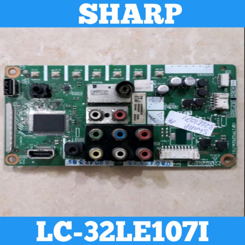 MB TV SHARP LC-24LE107I MB SHARP 24LE107I Mainboard LC24LE170I Mainboard TV SHARP AQUOS 24LE107I Mai