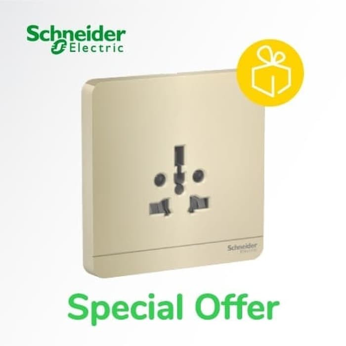 Schneider Electric AvatarOn Stop Kontak International 1 Gang