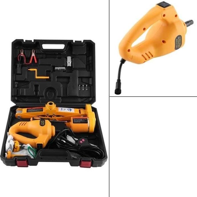Dongkrak Elektrik / Electric Car Jack 2Ton Set Pembuka Baut