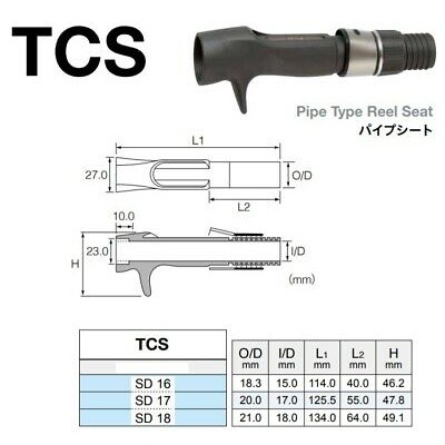 REEL SEAT BC / OVERHEAD FUJI TCS-SD