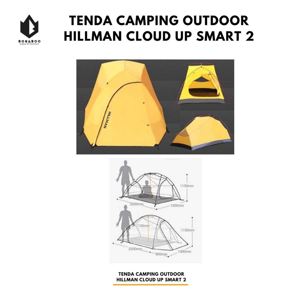 Tenda hilman Cloud UP smart - Tenda Hilman CloudUP - Tenda Camping - tenda hiking - tenda outdoor - tenda double layer - tenda waterproof