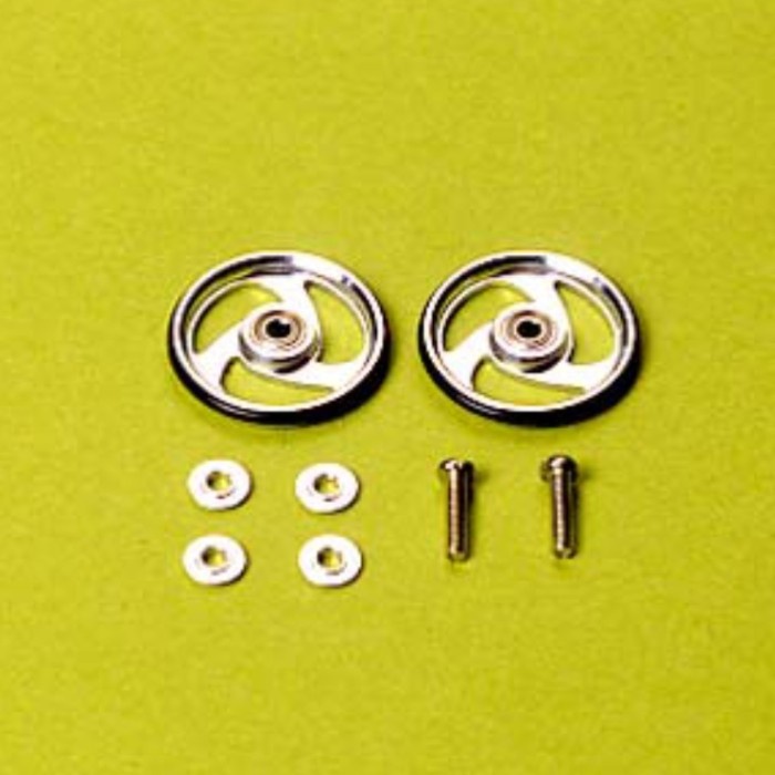 New 19mm Aluminum Ball Race Rollers (Aero Spoke Type) - 15160
