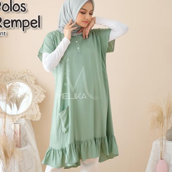 ❂ DASTER POLOS VIRAL RAMPEL HIJA GROSIR DASTER ARAB RENDA Rayon Batik Pekalongan Ibu Wanita Bus V0Y7