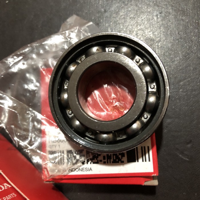 ASLI ORI : Bearing 6004 RS Lahar Laher Bantalan Bola Ball Honda Tutup Karet Press