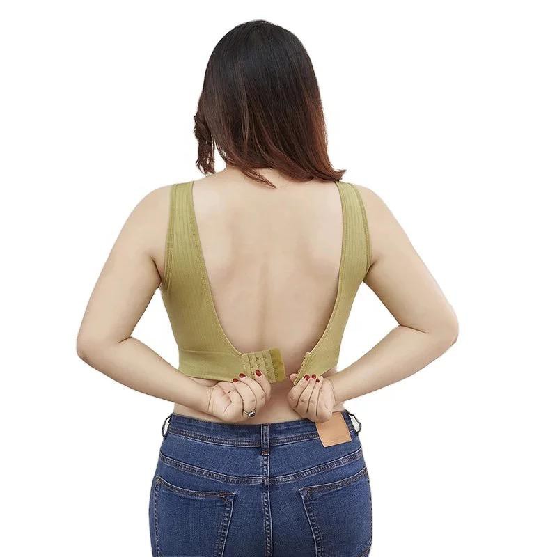 Bra Jumbo 2204 - Bra Wanita Bra Plus Size Bra Elastic-Avocado