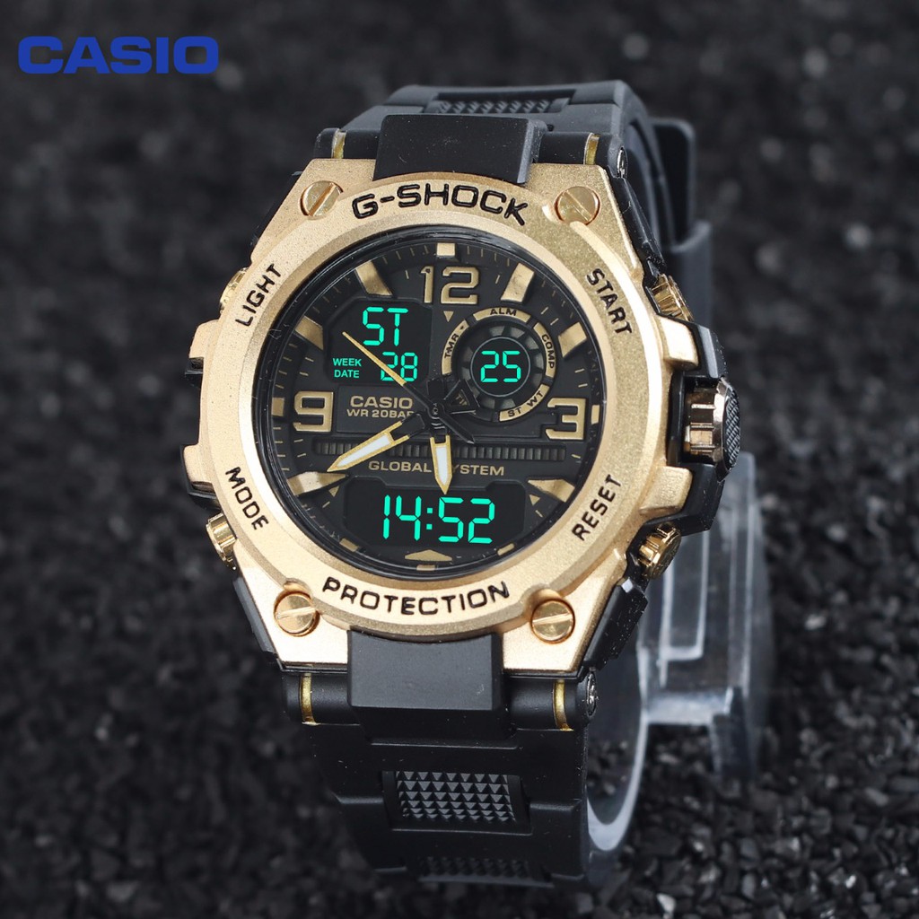 JAM TANGAN PRIA G-SHOCK CASIO 2395 MIKA WATER RESIST GS