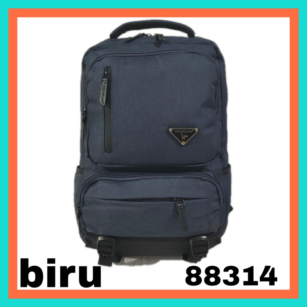 PROMO RANSEL MURAH Tas Pria ORIGINAL BRAND POLO MILANO - 88314