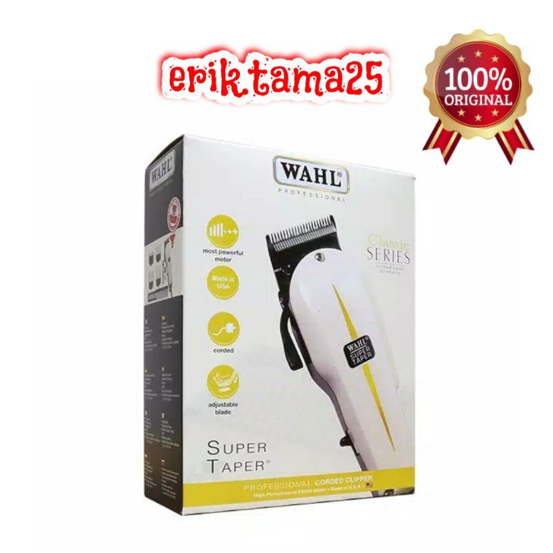 KLIPER WAHL SUPER TAPER / ALAT CUKUR RAMBUT / MESIN CUKUR RAMBUT