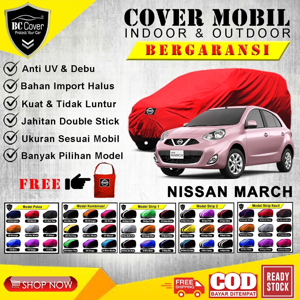 Body Cover Mobil March / Sarung Nissan March / Selimut Mantol Kerudung Jas Mantel Mobil Nissan Marc / Pelindung Tutup Mobil Nissan March Outdoor