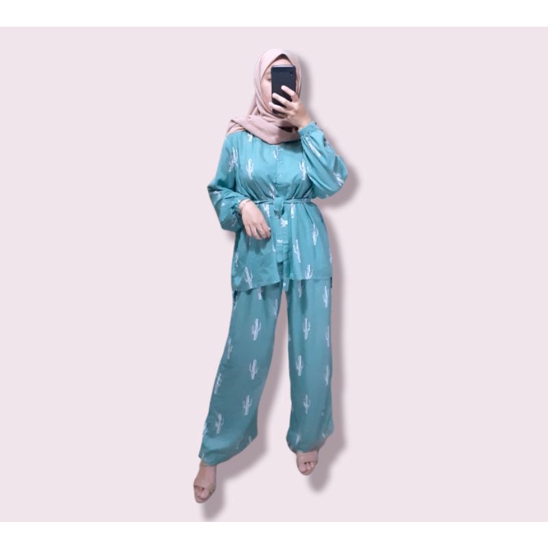 setelan piyama, one set rayon grosir&ecer