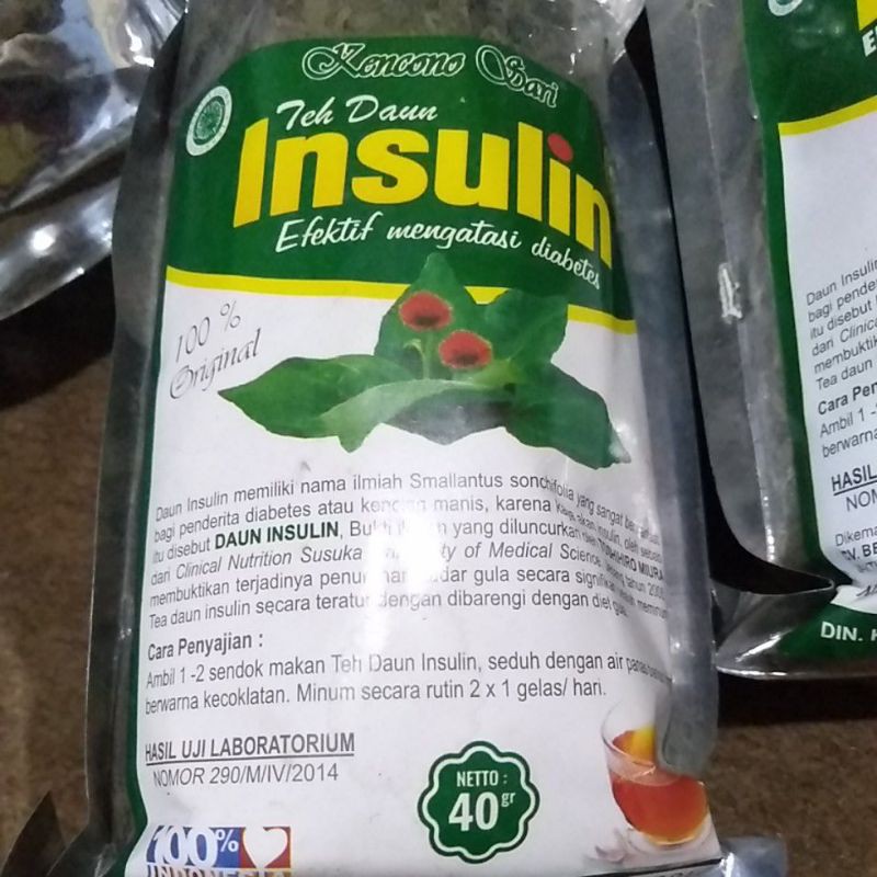 

Teh daun insulin untuk Diabetes