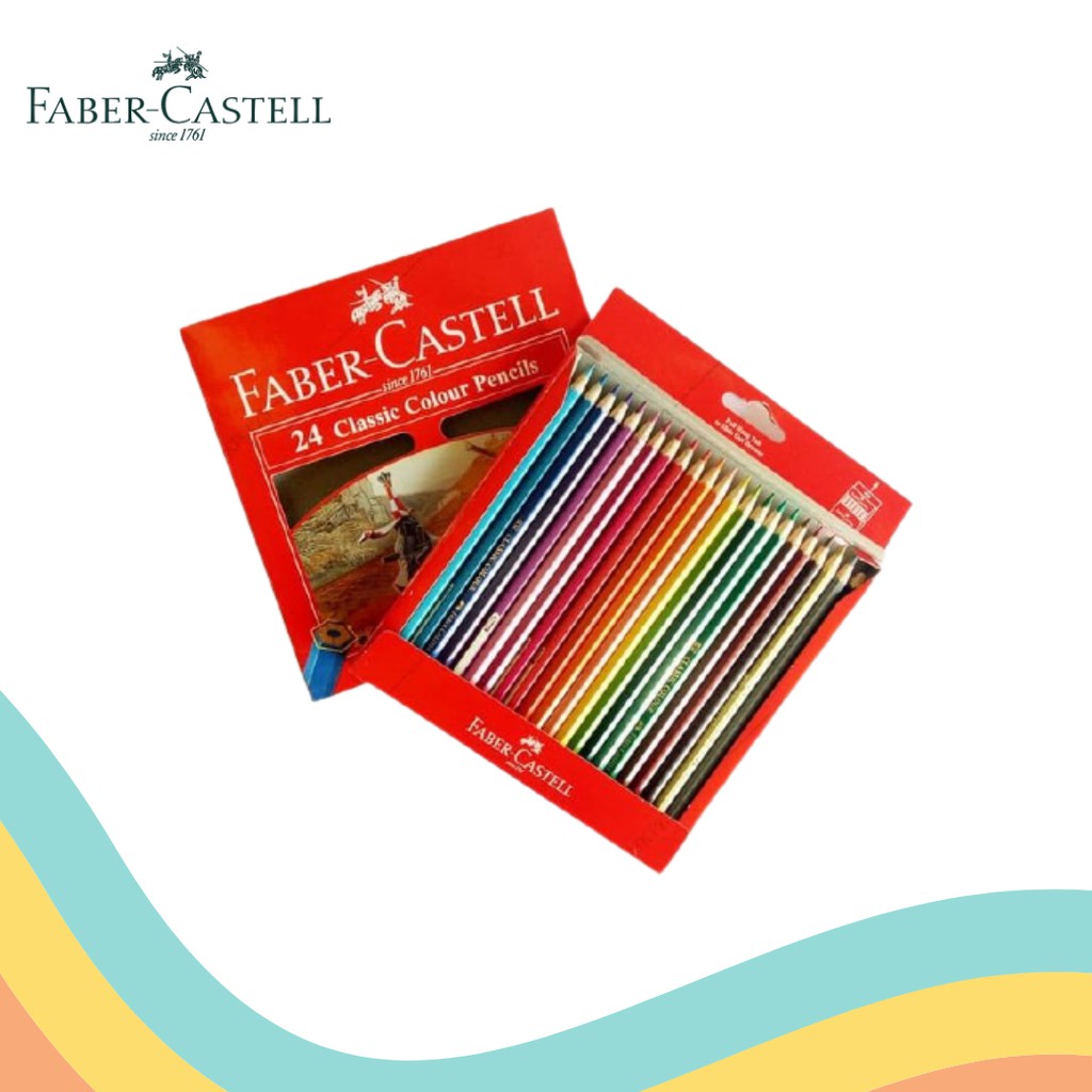 

PENSIL 24 WARNA FABER CASTELL CLASSIC (1 PCS)