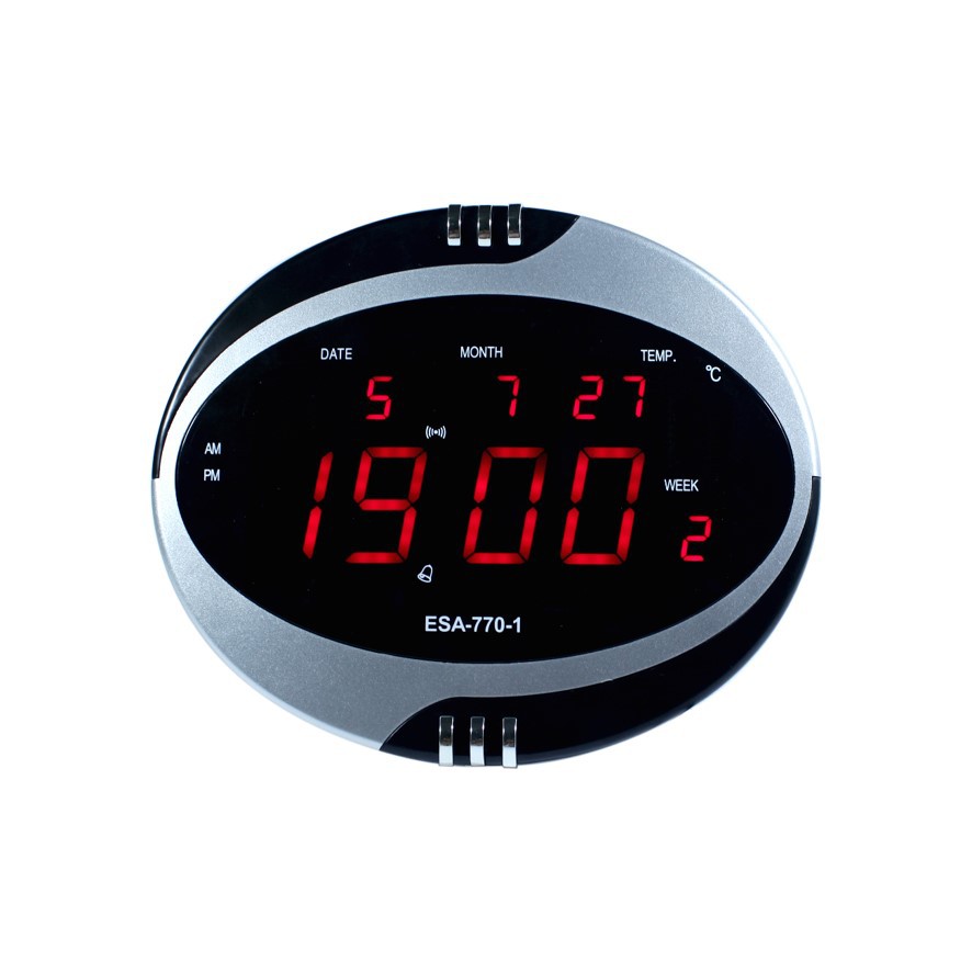 Jam Dinding Digital LED Jam Meja Digital Alarm Clock E770L