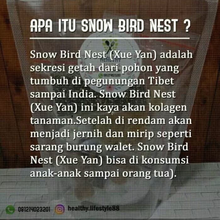 

Ge602G Snow Bird Nest Xue Yan Premium 250Gr Ds5