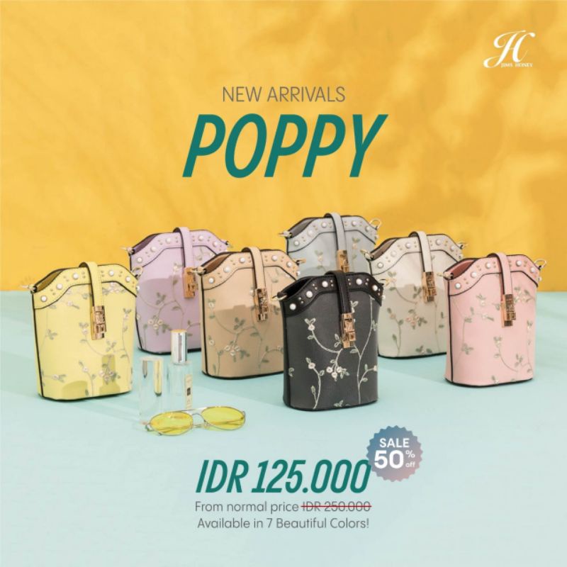 POPPY BAG JIMS HONEY