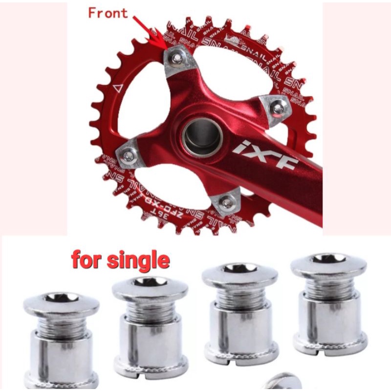 Baut Chainring Single Baut Chain ring Crankset Sepeda