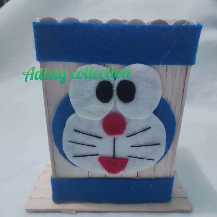 

Tempat Pensil Kotak Bahan Stick Es cream Doraemon