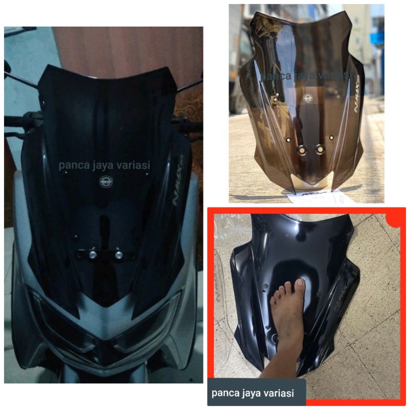 Visor Windshield Winsil All New Nmax-155 2020 / Nmax-155 2021 / Nmax155 2022 /Nmax-155 Old 2015-2019 V-Flow Anti Pecah MHR Best Quality Winshield Visor Ocito Yamaha All New Nmax-155 2020 / Nmax-155 2021 / Nmax-155 Old 2015-2019 Anti Pecah MHR Original